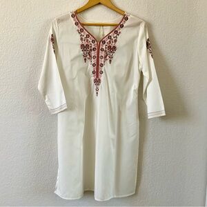 WH Women’s, 100% Cotton, Embroidered, Tunic, Kurta, Sz XXL